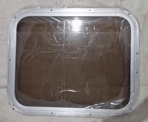 [25762] Marine, Deck Prothole Window Black Glass, 448MM x 550MM x R75MM