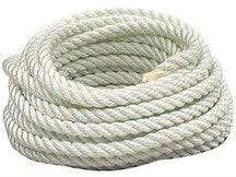 [25764] Rope - Nylon 3 Strand Twisted, White 16MM