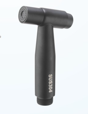 [BR-3022] Muslim Shower Head - YSK016 SUS304 ( Button Function ) Black