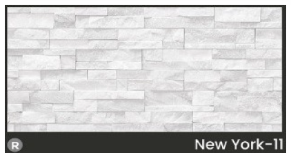 [BR-3109] Range - Ceramic Glazed Wall Tiles, New York-11, 30X60CM, Hard Matt Finnish